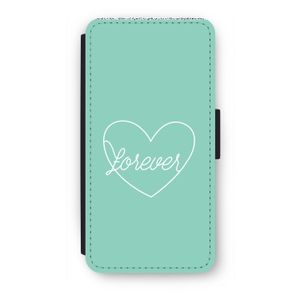 Forever heart pastel: iPhone 7 Plus Flip Hoesje