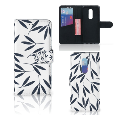 OnePlus 6 Hoesje Leaves Blue