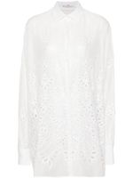 Ermanno Scervino chemise à broderie anglaise - Blanc