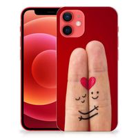 iPhone 12 Mini Silicone Back Cover Liefde - Origineel Romantisch Cadeau - thumbnail