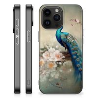 Dierenprint Telefoonhoesje voor iPhone 15 Pro Max Vintage Pauwen