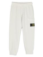 Stone Island Junior pantalon de jogging à logo imprimé - Tons neutres