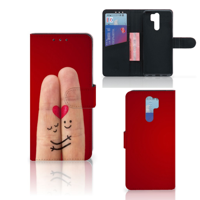 Xiaomi Redmi 9 Wallet Case met Pasjes Liefde - Origineel Romantisch Cadeau