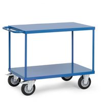 Fetra Hauptartikel 2402B Tafelwagen Staal Poedercoating Laadvermogen (max.): 500 kg Stralend blauw (RAL 5007) - thumbnail