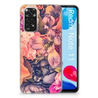 Xiaomi Redmi 10 | Redmi Note 11 4G TPU Case Bosje Bloemen