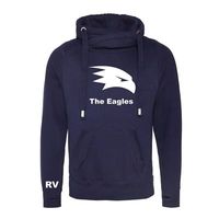 Rugby Vintage - Verenigde Staten Cross Neck Hoodie - Navy