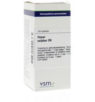 Vsm Hepar Sulphur D6 (200tb)