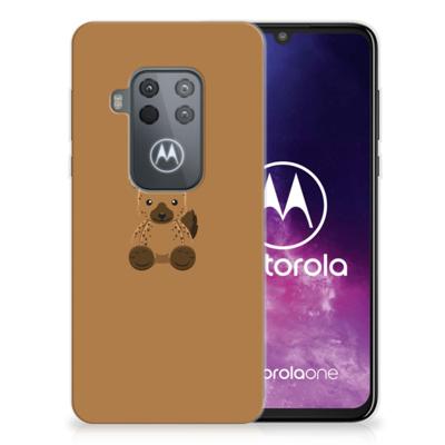 Motorola One Zoom Telefoonhoesje met Naam Baby Hyena Motorola One Zoom Telefoonhoesje met Naam Baby Hyena