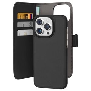 iPhone 15 Pro Puro 2-in-1 Magnetisch Portemonnee Hoesje (Geopende verpakking - Bulkverpakking) - Zwart