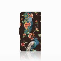 Nokia 2.1 (2018) Telefoonhoesje met Pasjes Pauw met Bloemen