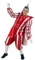 Prins Carnaval pak rood/wit