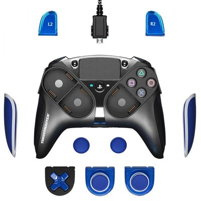 Thrustmaster eSwap X LED Blue Crystal Pack Extra set PC, Xbox One, Xbox One S, Xbox Series X Blauw