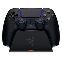 Razer Quick Charging Stand - Quick Charging Stand voor PlayStation 5 Controller (Quick Charge, Curved Cradle Design, Powered by USB, One-Handed Navigation) Midnight Black