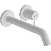 Hansgrohe Tecturis S Wastafelkraan Inbouw - mengkraan - rond - eengreeps - 22.5cm uitloop - mat wit 73351700 - thumbnail