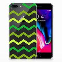 Apple iPhone 7 Plus | 8 Plus TPU bumper Zigzag Groen