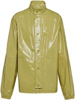 Prada veste en cuir verni - Vert - thumbnail