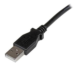 StarTech.com 2 m USB 2.0 A naar linkshoekige B-kabel M/M