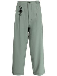 izzue pantalon à coupe droite - Vert