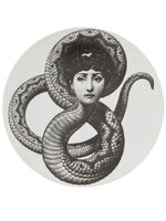 Fornasetti assiette imprimée - Blanc