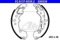 Remschoenset ATE, u.a. für Seat, VW, Skoda