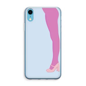 Pink panty: iPhone XR Transparant Hoesje