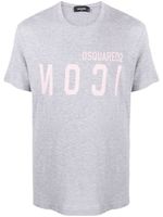 DSQUARED2 t-shirt à logo inversé imprimé - Gris