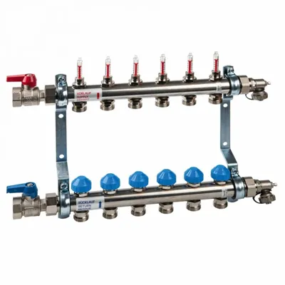 Radiatorendiscounter, Pomploze RVS Verdeler voor verwarmen en koelen, Verdeler Radiatorendiscounter, Pomploze RVS Verdeler voor verwarmen en koelen, Verdeler