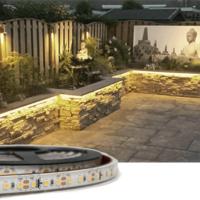 3 meter warm witte led strip voor buiten losse strip - thumbnail