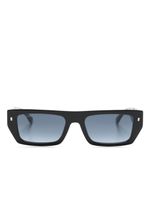 DSQUARED2 EYEWEAR lunettes de soleil à monture rectangulaire - Noir - thumbnail