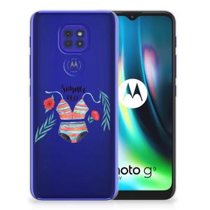 Motorola Moto G9 Play | E7 Plus Telefoonhoesje met Naam Boho Summer