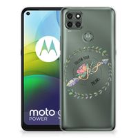 Motorola Moto G9 Power Telefoonhoesje met Naam Boho Dreams - thumbnail