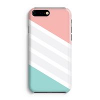 Strepen pastel: Volledig Geprint iPhone 7 Plus Hoesje