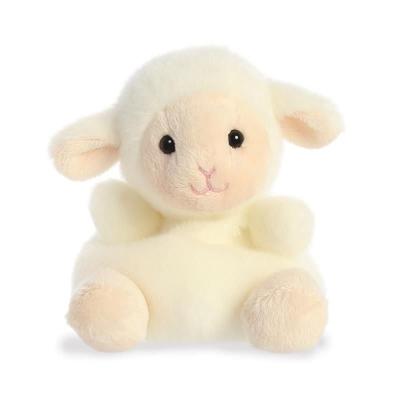 Pluche dieren knuffels schaap/lammetje van 13 cm