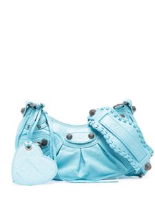 Balenciaga sac porté épaule Le Cagole XS - Bleu