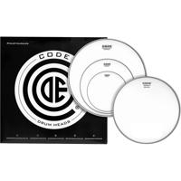 Code Drum Heads TPGENCTDR Generator Rock Pack 10-12-16 inch coated tomvellen + 14 inch coated snaredrumvel