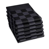 DDDDD Barbeque theedoek 65x65cm antraciet (6 stuks)