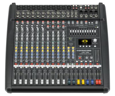DYNACORD CMS 1000-3 mengpaneel 10 kanalen 15 - 70000 Hz Zwart DYNACORD CMS 1000-3 mengpaneel 10 kanalen 15 - 70000 Hz Zwart
