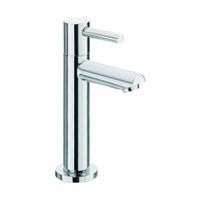 Toiletkraan Alexia Xl 15 cm Hoog Keramisch Binnenwerk 1/2" Chroom Aqua Splash