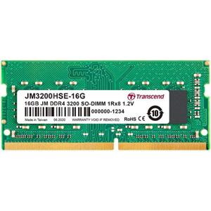 Transcend JetRAM Werkgeheugenmodule voor laptop DDR4 16 GB 1 x 16 GB 3200 MHz 260-pins SO-DIMM JM3200HSE-16G