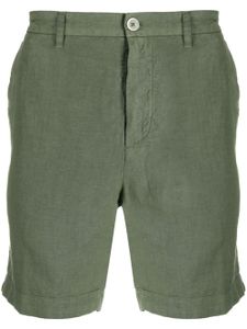 120% Lino linen Bermuda shorts - Vert