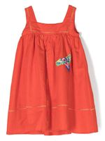 Stella McCartney Kids robe à broderies - Rouge