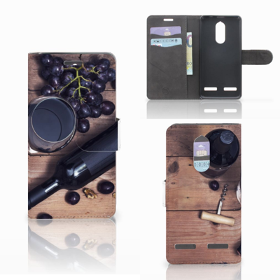 Lenovo K6 Book Cover Wijn