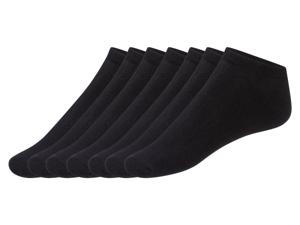 esmara 7 paar dames thermo-sneakersokken (35-38, Zwart)