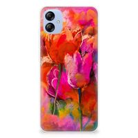 Hoesje maken Samsung Galaxy A04e Tulips