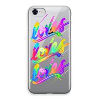 Loves: iPhone 8 Transparant Hoesje