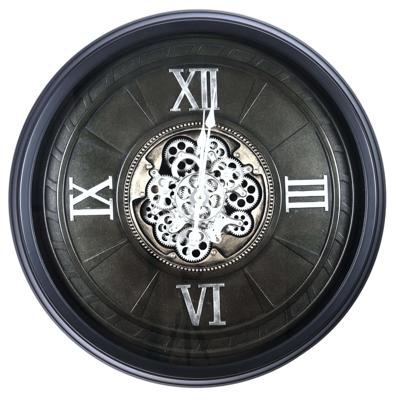 Mansion atmosphere Wandklok Gears grijs 80
