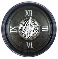 Mansion atmosphere Wandklok Gears grijs 80