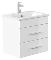 Saniclear Bianca badkamermeubel 50cm hoogglans wit