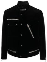 TOM FORD veste de moto à col montant - Noir