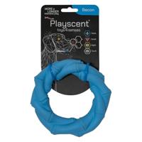 JACK AND VANILLA, Speelring voor honden met spekgeur, speels en duurzaam design, ideaal voor interactie en training, Ø 14 cm, meerkleurig, model Playscent